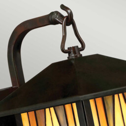 Inglenook Outdoor 1 Light Small Wall Lantern - Bronze Finish, E27 - thumbnail 2