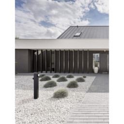 Zelda Outdoor Bollard Black Aluminium, LED 9W 600Lm 3000K IP65 - thumbnail 2