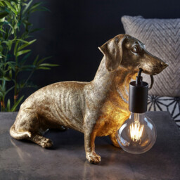 Modica Table Lamp Vintage Gold Paint, Matt Black - thumbnail 5