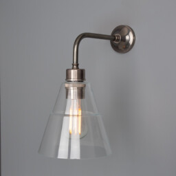 Lyx Wall Light, Antique Silver - thumbnail 1