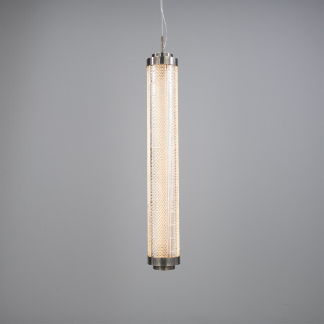 Ashford Vertical Pendant, Antique Silver - image 1