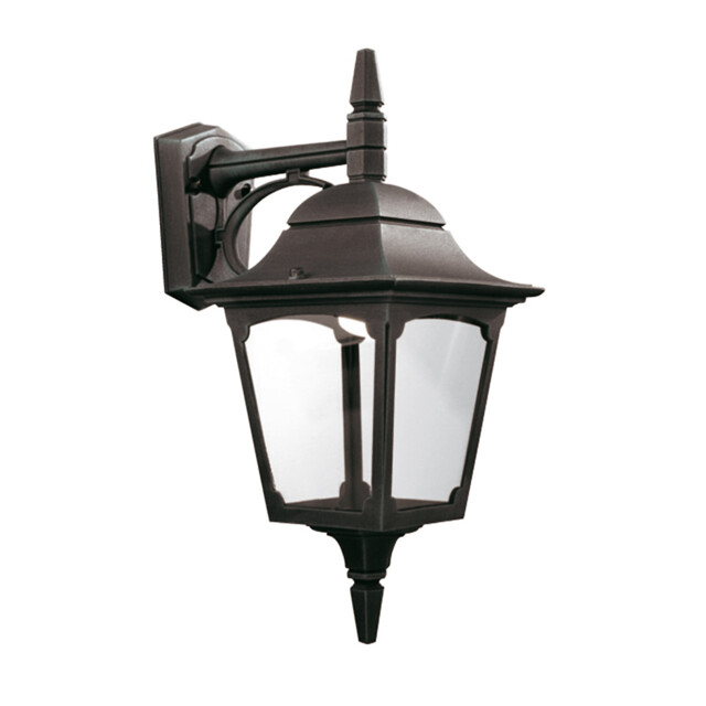 Chapel 1 Light Outdoor Wall Lantern Light Black IP44, E27 - image 1