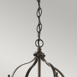 Larkin 2 Light  Small Ceiling Pendant Olde Bronze, E14 - thumbnail 2