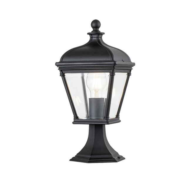 Bayview Outdoor Pedestal Light Black, IP44 - image 1