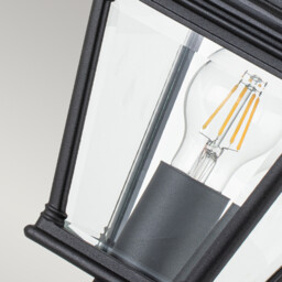 Bayview Outdoor Pedestal Light Black, IP44 - thumbnail 5