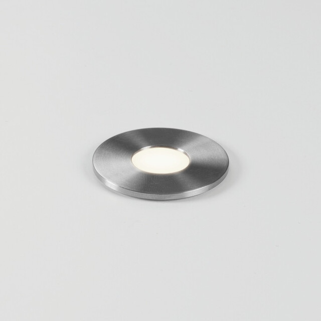 Terra LED 1 Light Round Outdoor Ground Light Stainless Steel IP65 - image 1