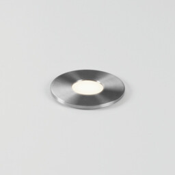 Terra LED 1 Light Round Outdoor Ground Light Stainless Steel IP65