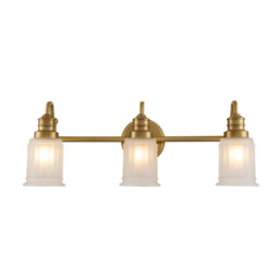 Quoizel Swell Wall Lamp Brushed Brass, IP44 - thumbnail 1