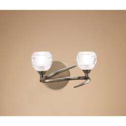 Loop Wall Lamp 2 Light G9 Antique Brass - thumbnail 2