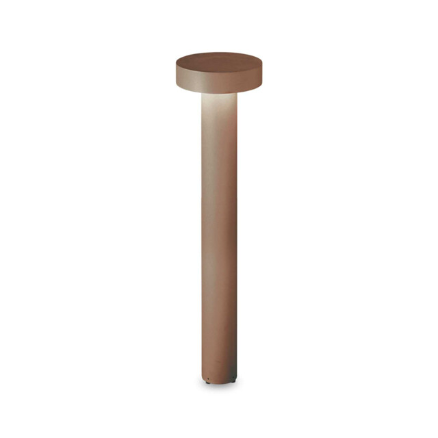 Tesla 4 Light 80cm Outdoor Bollard Coffee IP44