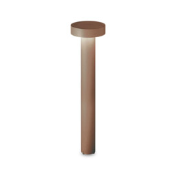 Tesla 4 Light 80cm Outdoor Bollard Coffee IP44