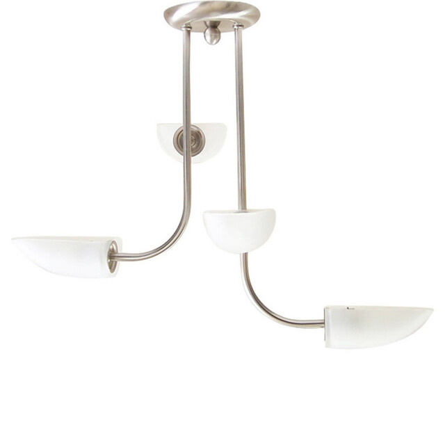 Udine Semi Flush 4 Light G9 Satin Chrome - image 1