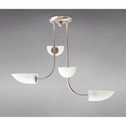 Udine Semi Flush 4 Light G9 Satin Chrome - thumbnail 2