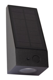 Irwin Wall light Outdoor- Solar - LED Dim. 2850K/3150K IP54 - Day/Night Sensor - Black - thumbnail 2