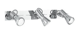 SPOT 3 Light Adjustable Spotlight Bars Chrome 45x15x10cm