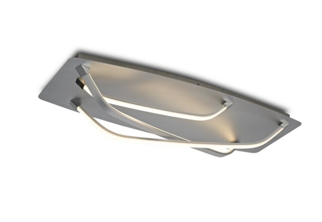 Papua Flush LED Light 25W, 1900lm, 3000K Dimmable Polished Chrome, White Acrylic - image 1