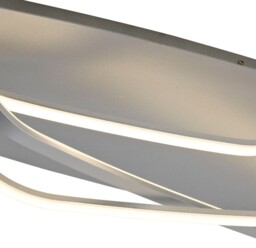 Papua Flush LED Light 25W, 1900lm, 3000K Dimmable Polished Chrome, White Acrylic - thumbnail 5