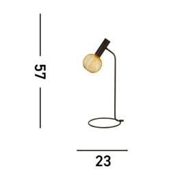 Dulwich Table Lamp, Black - thumbnail 5