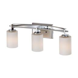 Taylor 3 Light Above Mirror Light - Polished Chrome Finish IP44, G9 - thumbnail 1