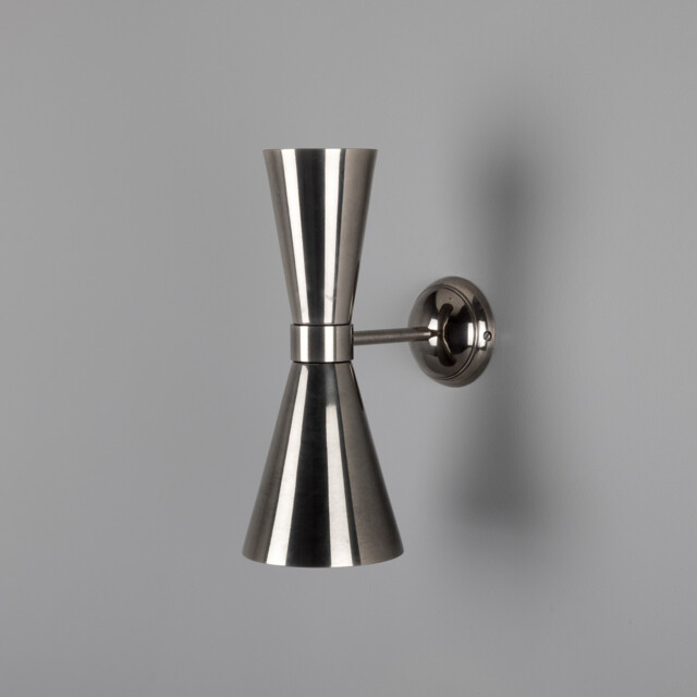 Amias Elegant Wall Light, Antique Silver - image 1