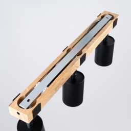 Fager Ceiling Spotlight Bar 3 Lamp Black - thumbnail 5