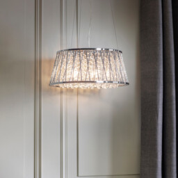 Sophia 5 Light Pendant Chrome, Crystal (K5) Detail, G9 - thumbnail 2