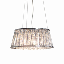 Sophia 5 Light Pendant Chrome, Crystal (K5) Detail, G9 - thumbnail 1