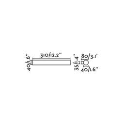 Volga Bathroom LED Wall Lamp Chrome 5W 3000K IP44 - thumbnail 3
