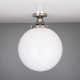 Yerevan 30cm Globe Ceiling Fitting, Antique Silver - thumbnail 2