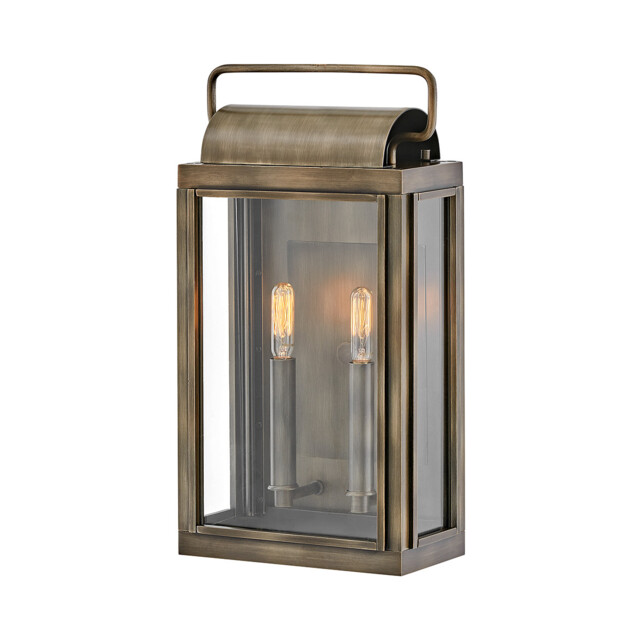 Hinkley Sag Harbor Outdoor Wall Lantern Painted Burnished Bronze, IP44 - image 1