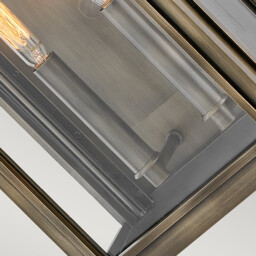 Hinkley Sag Harbor Outdoor Wall Lantern Painted Burnished Bronze, IP44 - thumbnail 5