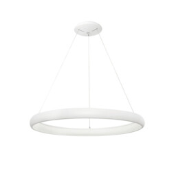 Albi 61cm Integrated LED Pendant Ceiling Light Sandy White Aluminium LED 50W 2500Lm 3000K - thumbnail 1