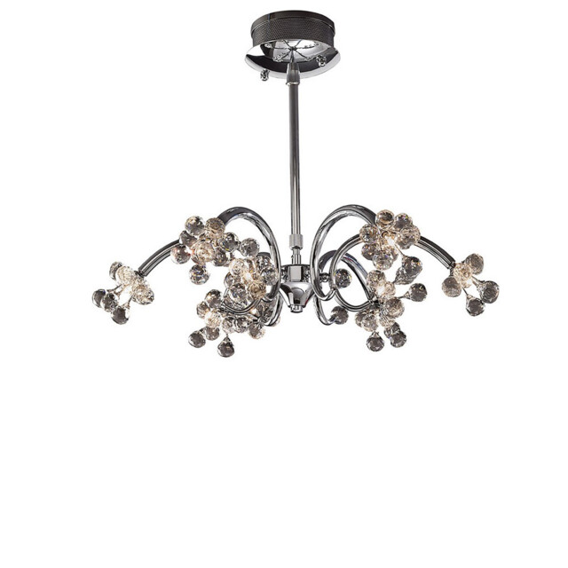 Octavia Pendant 9 Light G4 Polished Chrome/Crystal, NOT LED/CFL Compatible - image 1