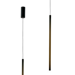 Torch Vertical Pendant, 11W LED, 3000K, 900lm, Sand Black, 3yrs Warranty