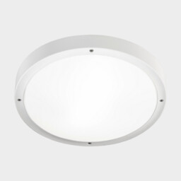 Basic 0cm Outdoor Flush White E27 30W IP66 - thumbnail 1