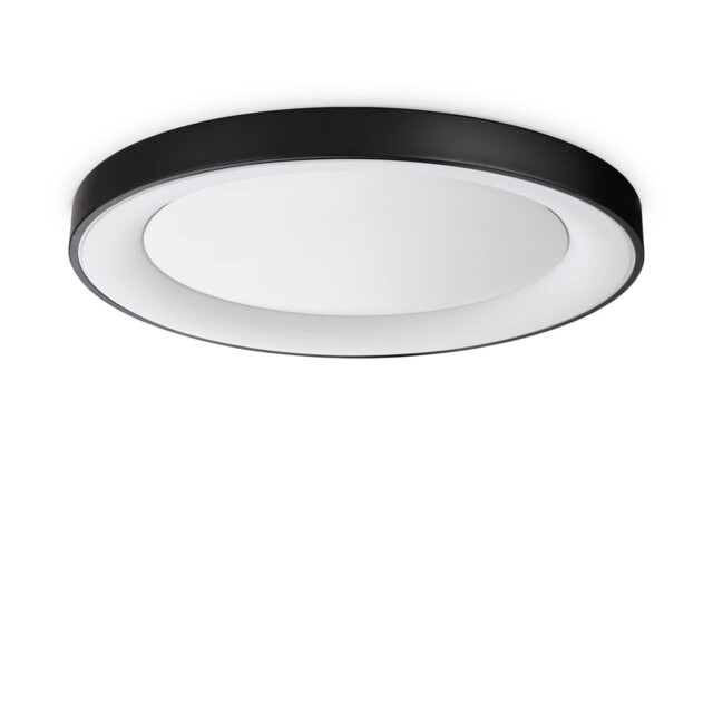 Planet Integrated LED Semi Flush Light Black 3000Lm 3000K - image 1