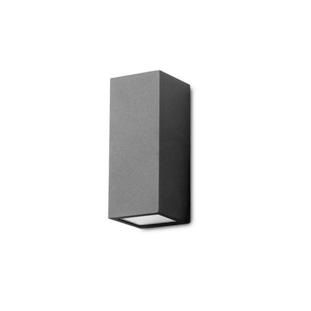 Cube 2 Light Outdoor Wall Light Black IP44 - image 1