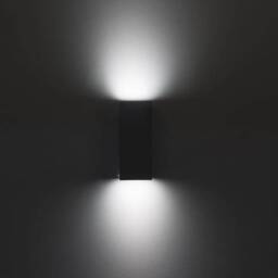 Cube 2 Light Outdoor Wall Light Black IP44 - thumbnail 5