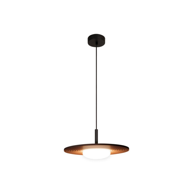 Lucide CARMINO - Pendant light - Ø 38,7 cm - LED Dim. - 1x8W 3000K - Terracotta - Essential - image 1