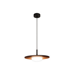 Lucide CARMINO - Pendant light - Ø 38,7 cm - LED Dim. - 1x8W 3000K - Terracotta - Essential - thumbnail 1