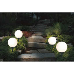 Ball 30cm Outdoor Spike White 1xE27 IP44 - thumbnail 2