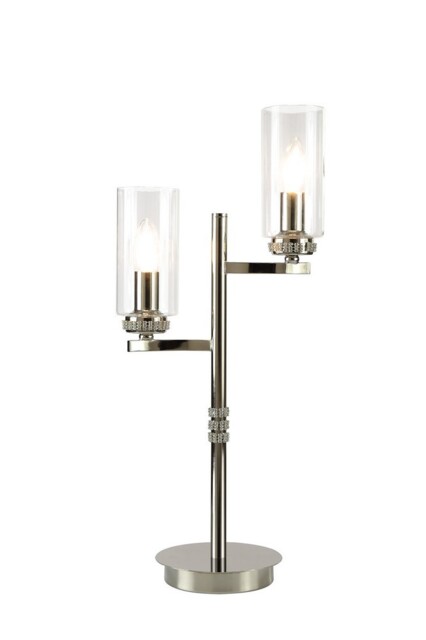 Seward Table Lamp, 2 x E14, Polished Nickel - image 1