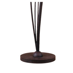 (0008 006) Estilo Floor Lamp 2 Light E14, Brown/Black Oxide - thumbnail 3