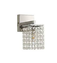 Romulus Wall Lamp, 1 x G9, IP44, Polished Chrome, Crystal - thumbnail 3