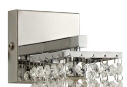 Romulus Wall Lamp, 1 x G9, IP44, Polished Chrome, Crystal - thumbnail 5