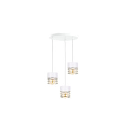 Royal Cluster Pendant Ceiling Light White, Gold, 32cm, 3x E27