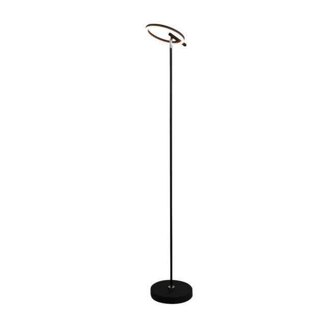 Space LED Floor Lamp, Black Metal - image 1