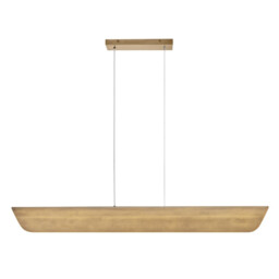 Hinkley Arco LED Bar Pendant Ceiling Light Contemporary Heritage Brass 3000k - thumbnail 5