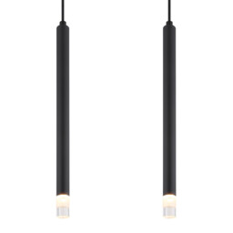Ryan Bar Pendant Ceiling Light Matt Black 4x G9 - thumbnail 5