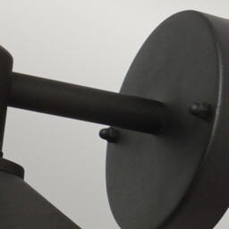 Copenhagen 1 Light Outdoor Dome Wall Lantern Light Black IP44, E27 - thumbnail 2